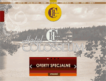 Tablet Screenshot of hotelcolosseum.pl