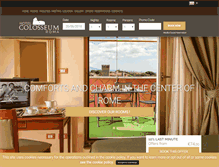 Tablet Screenshot of hotelcolosseum.com